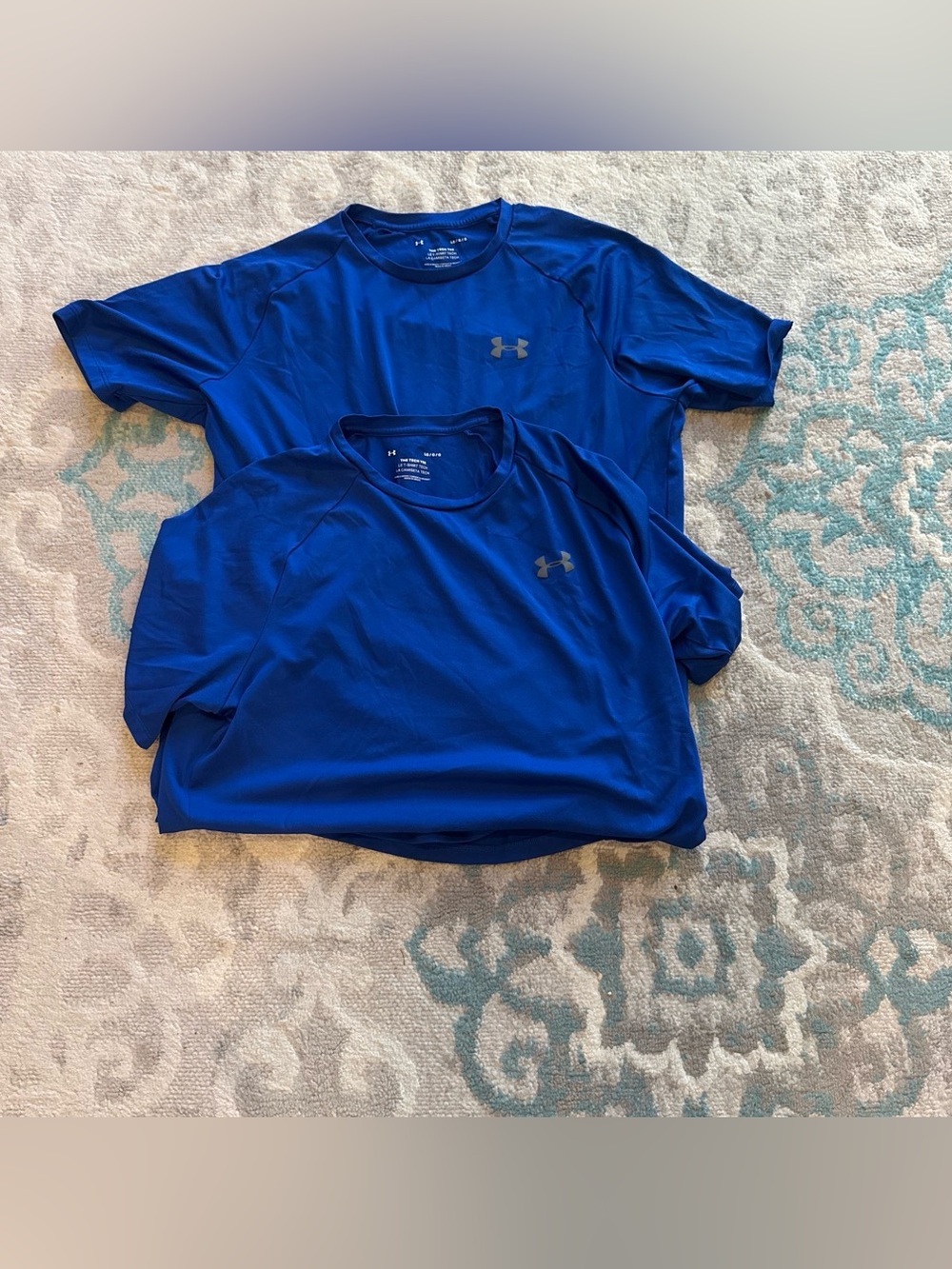 Under Armour Royal Blue Short-Sleeve Athletic Tee - Men set of 2